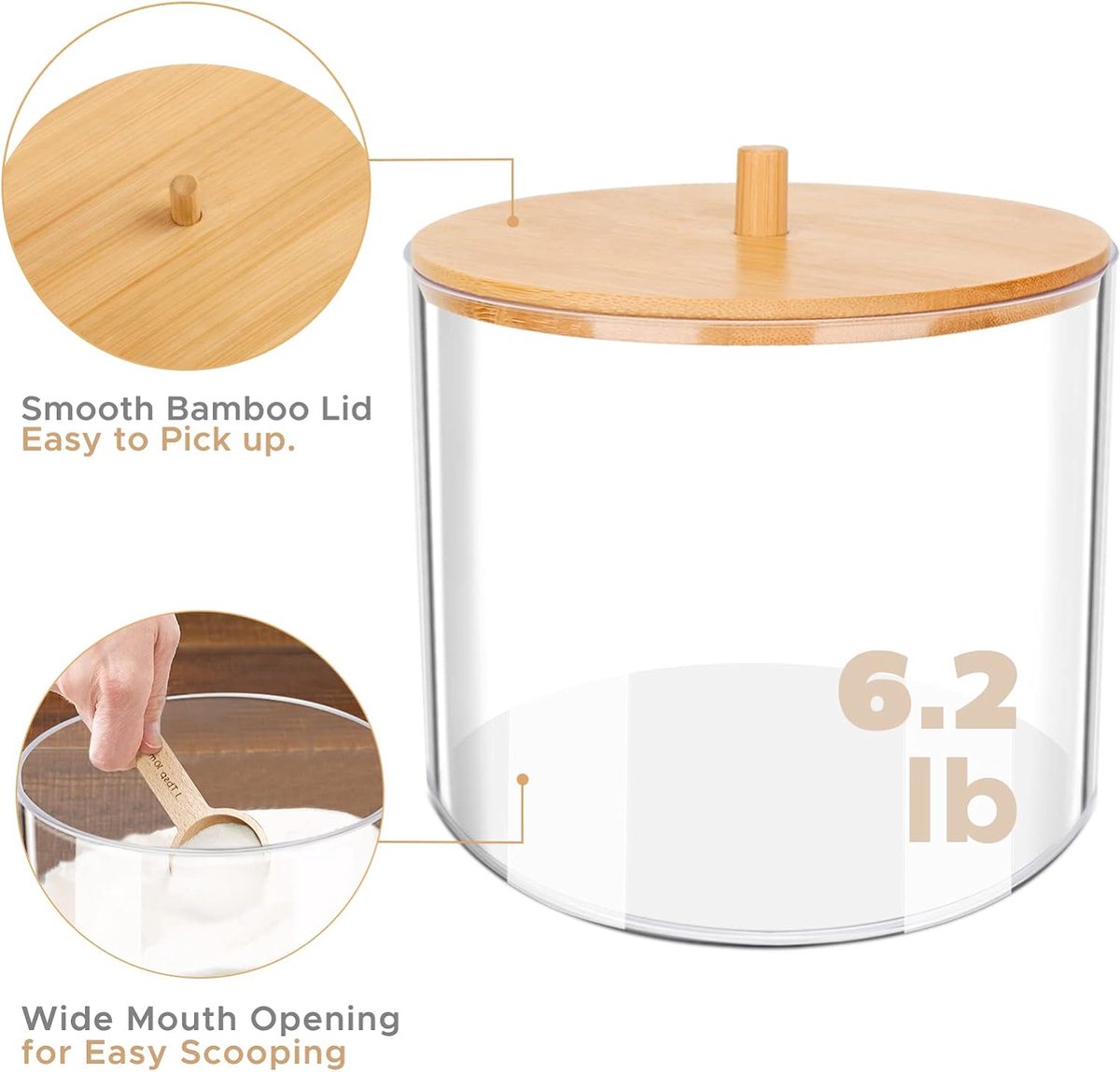 3 Boîtes Hermétiques PRITOK 1,5 L : Rangement Lessive, Aliments, Jus – Pratique Et étanche