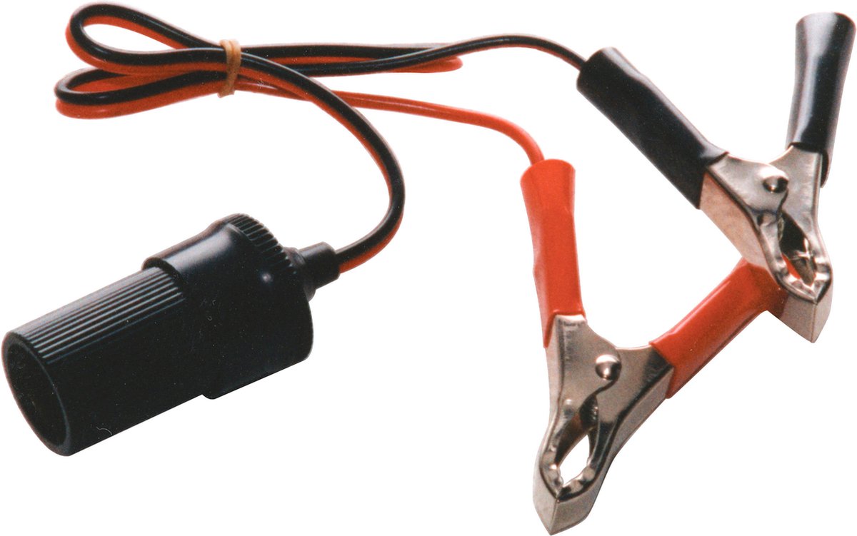 Accukabel met adapter voor sigarettenaansteker