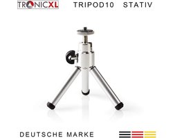 TronicXL bouwstatief TRIPOD 10B - compatibel met alle apparaten met 1/4 inch en 3/8 aansluiting – bouw statief