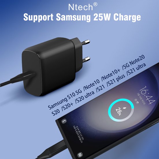 Chargeur Samsung Tab A9 Plus - Chargeur de téléphone Samsung 25w - chargeur  de... | bol