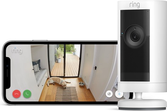 Ring Stick Up Cam Pro Battery - Beveilingscamera op Batterij - Binnen en Buiten - Wit — afbeelding 2