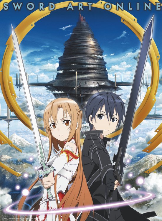 Poster Sword Art Online Asuna and Kirito Aincrad 38x52cm