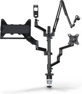 Bol.com Hama Monitorhouder voor streaming-setup 4 armen in hoogte verstelb. draaibaar aanbieding