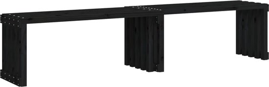 Panca Da Giardino Estensibile In Pino Impregnato – Lunghezza Regolabile Fino A 212,5 Cm, Larghezza 40,5 Cm, Altezza 45 Cm, Legno Massello