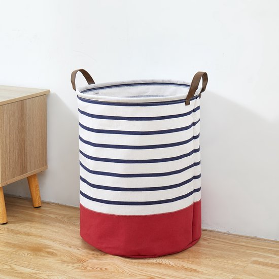 Orion Store - Panier à linge - Panier à linge pliable 40x50 cm - Style anglais classique, cadre en fer durable, gain de place, Grillage ventilée, Poignées robustes - Organisation du linge élégante et pratique - Set de 4