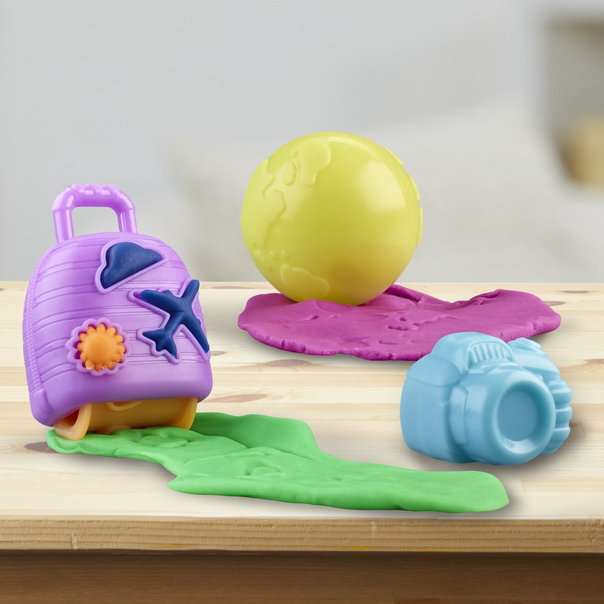 Play-Doh Airplane Explorer Starter Set - Boetseerklei - 4 Play-Doh potjes — afbeelding 4