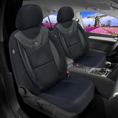 Autostoelhoezen voor Opel Astra K 2015-2021 in pasvorm, set van 2 stuks Bestuurder 1 + 1 passagierszijde G - Serie - G701 - Zwart