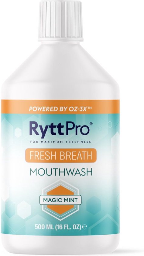 RyttPro® Mondwater Slechte Adem (500 ML) Gezond Tandvlees - Actieve Zuurstof