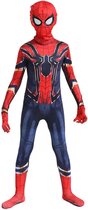 Superheldendroom - Iron Spider-Man (2021) - 140 (8/9 Jaar) - Verkleedkleding - Superheldenpak