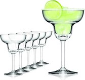 Margarita glazen set van 6 - 270 ml hoogwaardig Margarita glas - cocktailglazen set - ook ideaal als ijsbeker glas