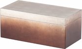 Opbergbox hout - opbergbox Silver Queen - opbergbox zilver