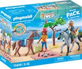 PLAYMOBIL Starter Pack Paardrijden naar het strand met Amelia en Ben - 71470
