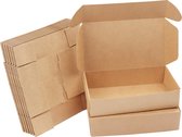 Kurtzy Brown Hobby Coffrets Cadeaux (Paquet de 20) - Taille de la boîte 19 x 11 x 4,5 cm - Présentations faciles à assembler Boîte à cadeaux - Fêtes, anniversaires, mariages, vacances