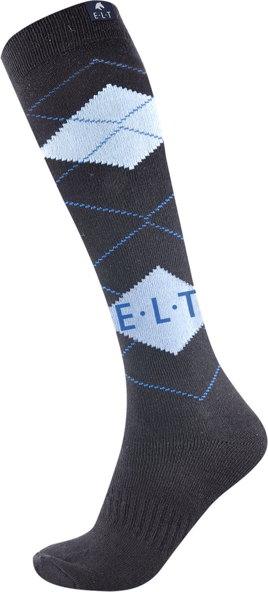 Karo Riding Socks black / chalkblue 39/42