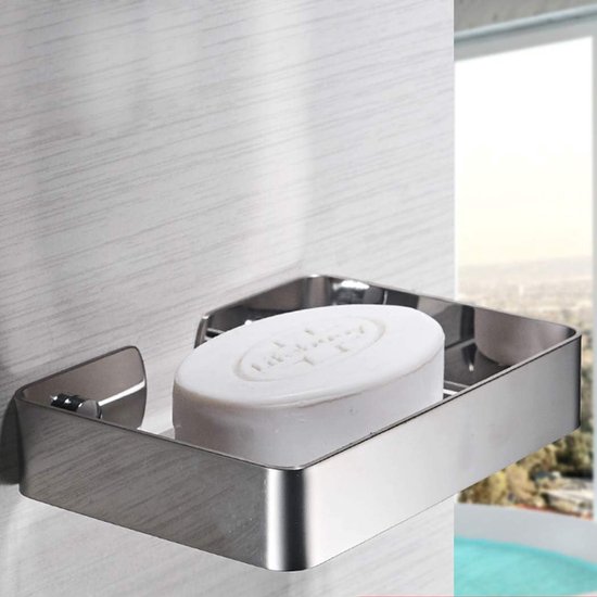 Soap Dish for Bathroom Shower 304 Stainless Steel Soap Holder Wall ...