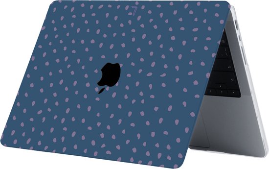Lunso - MacBook Pro 14 pouces (2021-2023) - pochette - Purple Pips - Requiert le modèle A2442/A2779/A2918/A2992