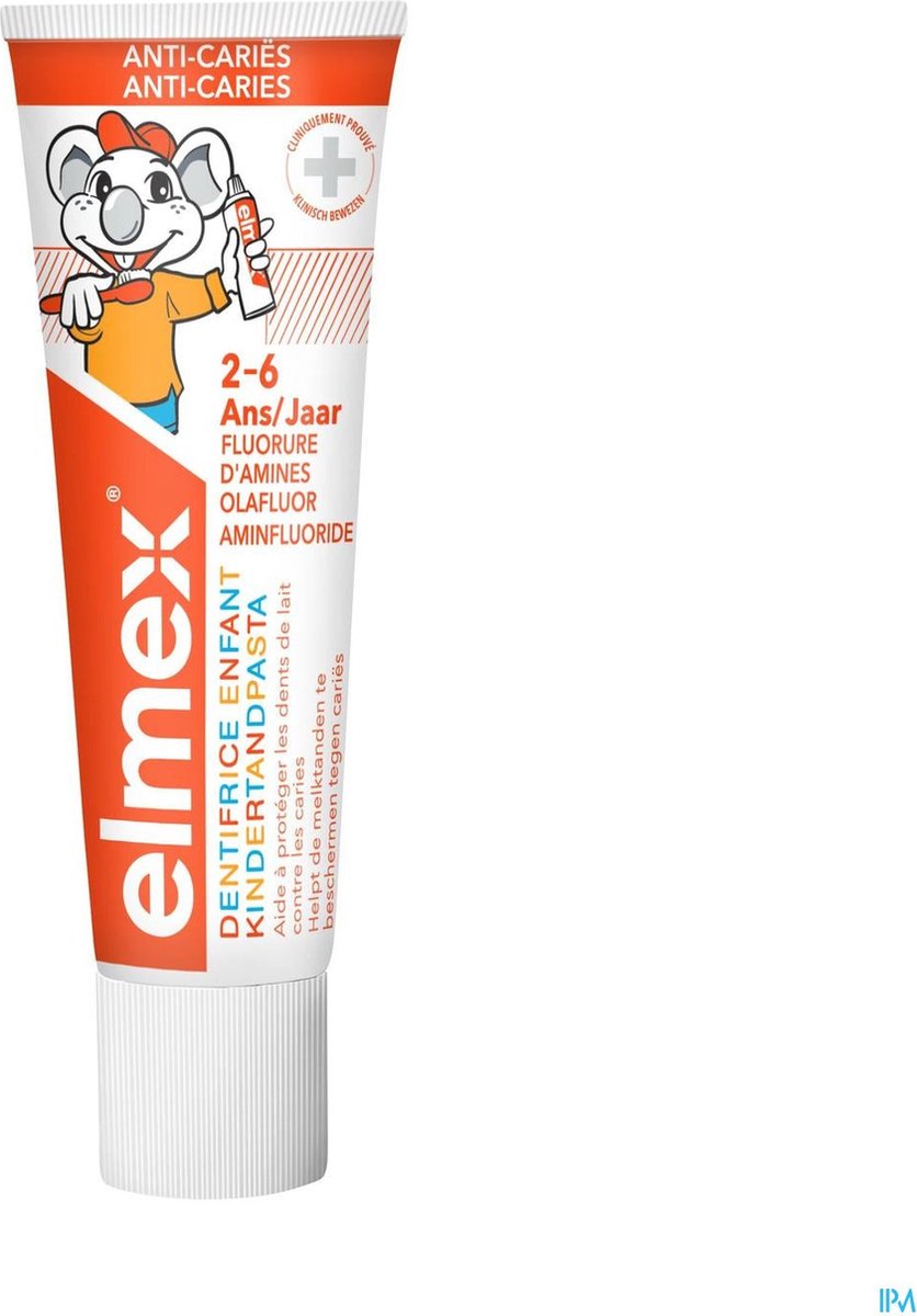 elmex Kindertandpasta 2-6 jaar 50ml