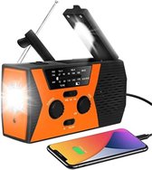 Radio Op Batterijen Voor Rampen - Radio Opwindbaar - Noodradio - Noodradio Solar Opwindbaar