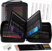 Crayons de couleur S .old - Crayons - Crayons à croquis - Set de dessin 120 pièces - Incl. Trousse
