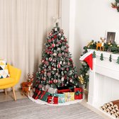 Sapin de Noël avec support 120 cm-240 cm pour Décorations de Noël réutilisables (arbre de Noël avec neige, 120 cm)