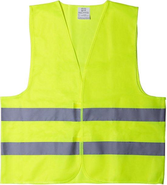 Gilet de sécurité jaune - Gilet de sécurité - Gilet réfléchissant - Réfléchissant - Pour adultes - Taille unique