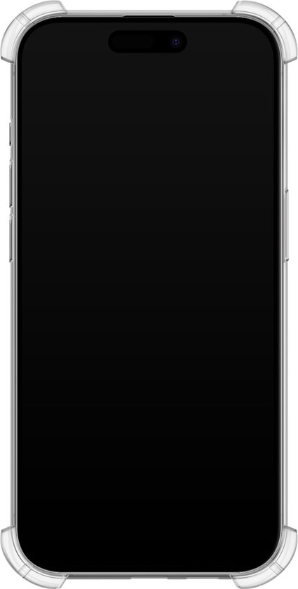 Coque iPhone 15 Pro - Triangles marbrés - Casimoda® Coque antichoc - Extra solide - TPU/acrylique - Multi, Transparent