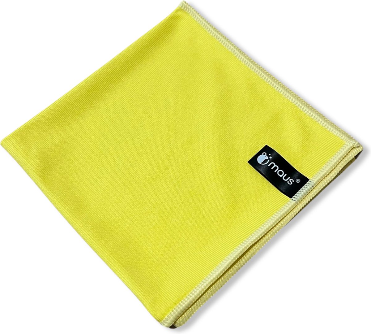Goedkoopste Maus microvezel doeken 10 stuks - RVS doeken geel 40x40cm