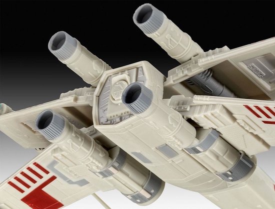 Revell Star Wars T-65 X-Wing Starfighter Kartonnen Modelbouwset - 160 Delen, Gedetailleerd Ruimteschip Voor Jong En Oud