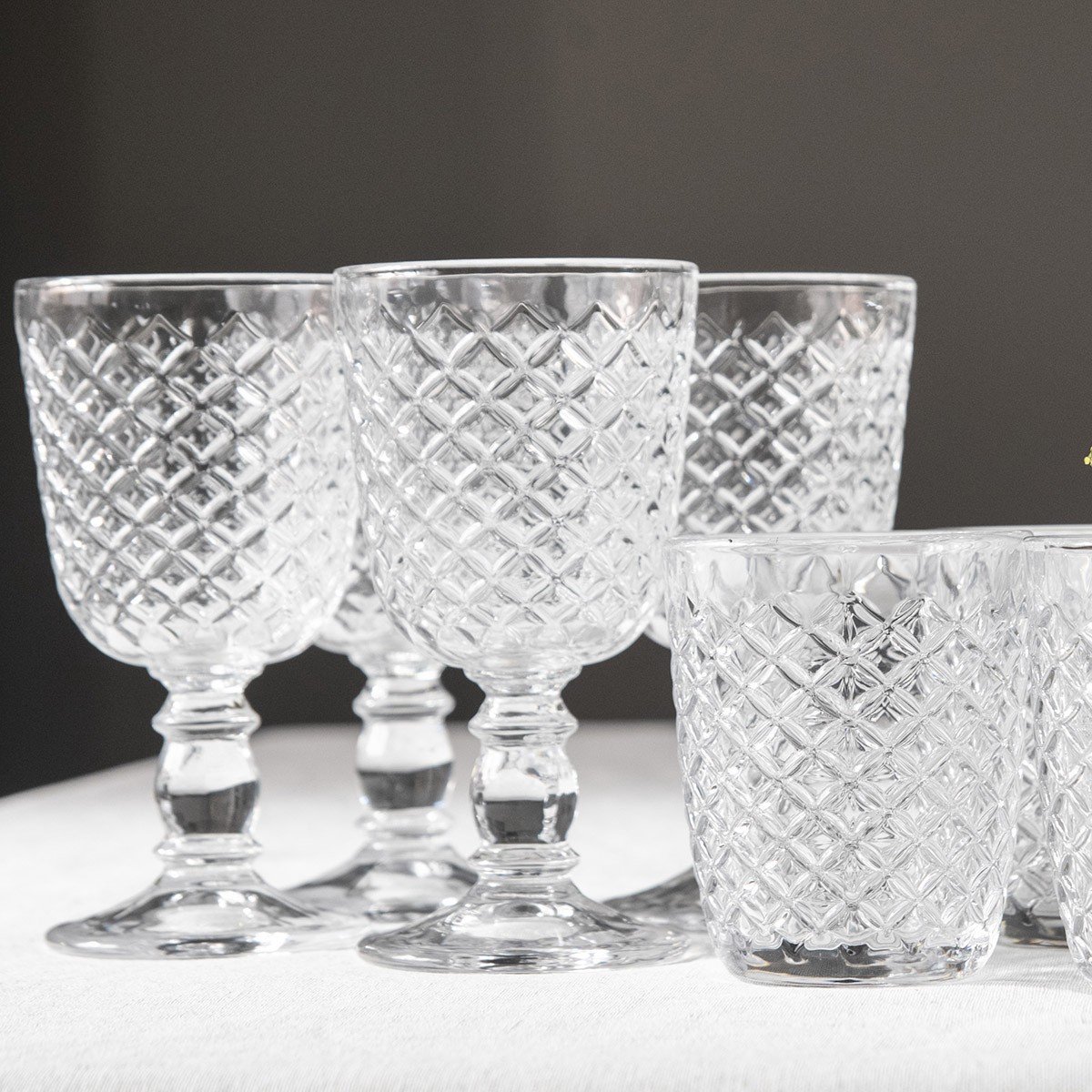 Cote Table Arlequin waterglas (6 stuks) 25cl.