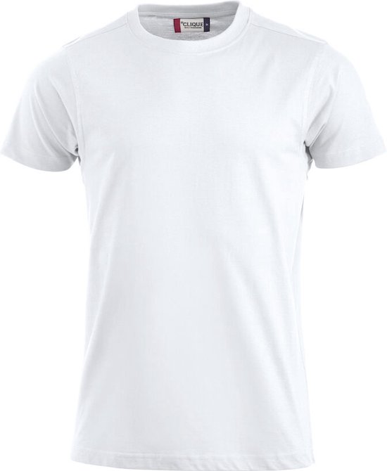 Clique Premium Fashion-T Modieus T-shirt kleur Wit maat 4XL