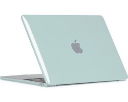 Mobigear Laptophoes geschikt voor Apple MacBook Air 15 Inch (2023-2024) Hoes Hardshell Laptopcover MacBook Case | Mobigear Glossy - Groen - Model A2941