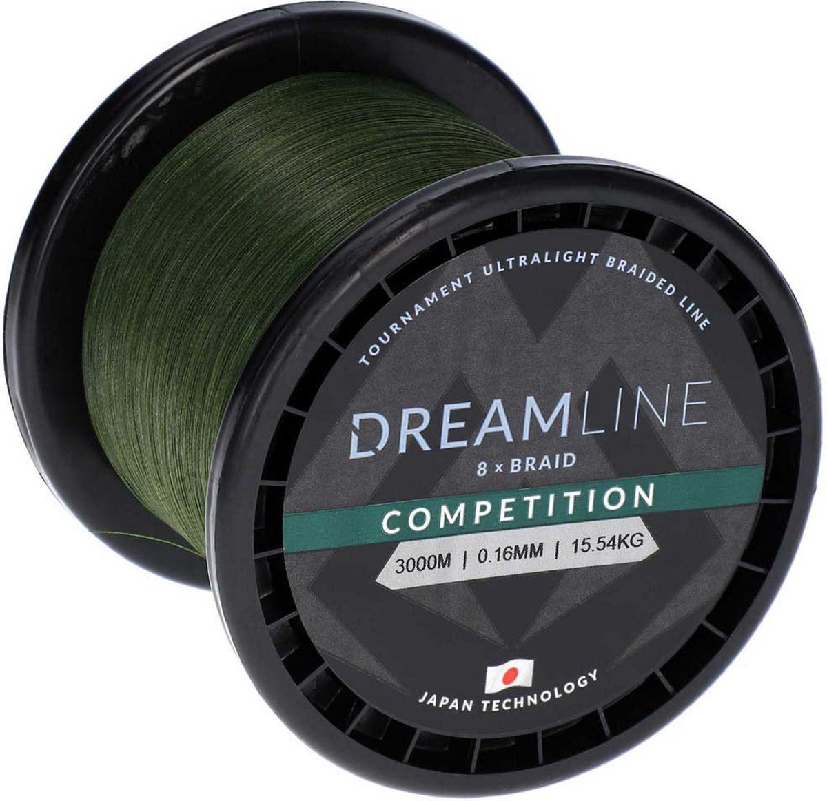 Mikado Dreamline Competition Gevlochten Vislijn 3000 M Groen 0.080 mm