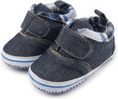 Navy blauwe schoenen - Textiel - Maat 18 - Zachte zool - 0 tot 6 maanden
