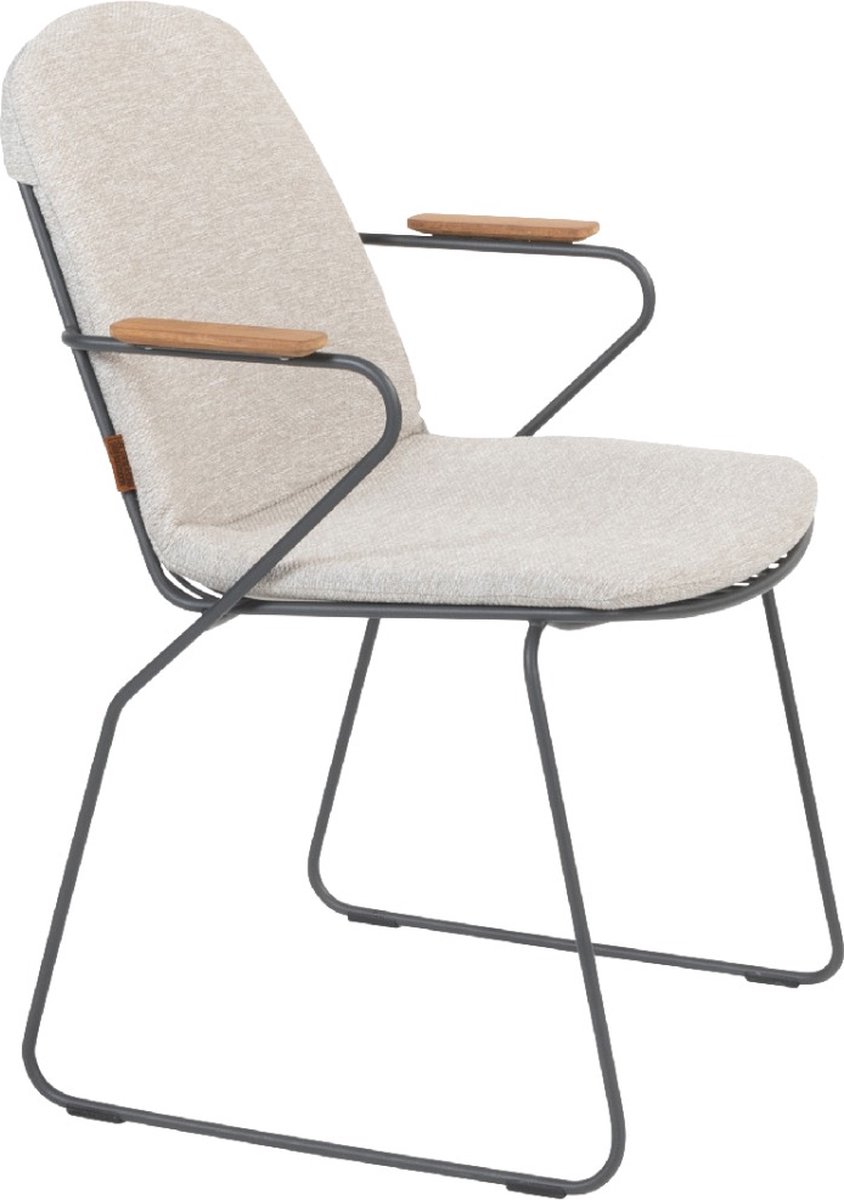 4 Seasons Outdoor Veneto chaise de jardin empilable - anthracite