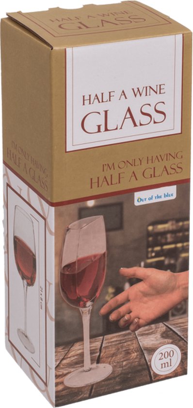 wijnglazen set (4 stuks) - wijnglas grappig handgebogen in DE