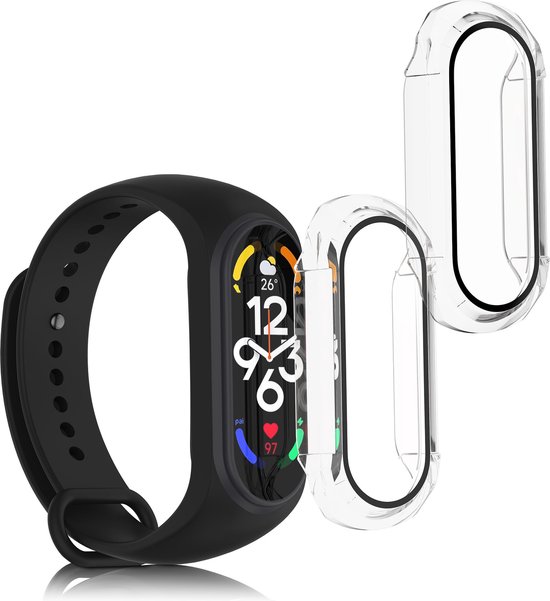kwmobile 2x Hoes voor fitnesstracker voor Huami Amazfit A1608 / Bip U / Bip U pro