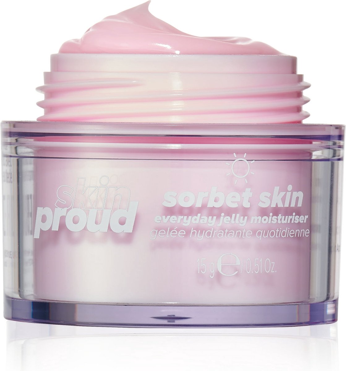 Skin Proud - Mini Sorbet Skin Everyday Jelly Moisturiser - lichtgewicht - Vochtinbrengende crème - huidverzorging - 15ml