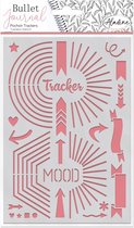 Aladine Bullet Journal Stencil A5 Mood Tracker