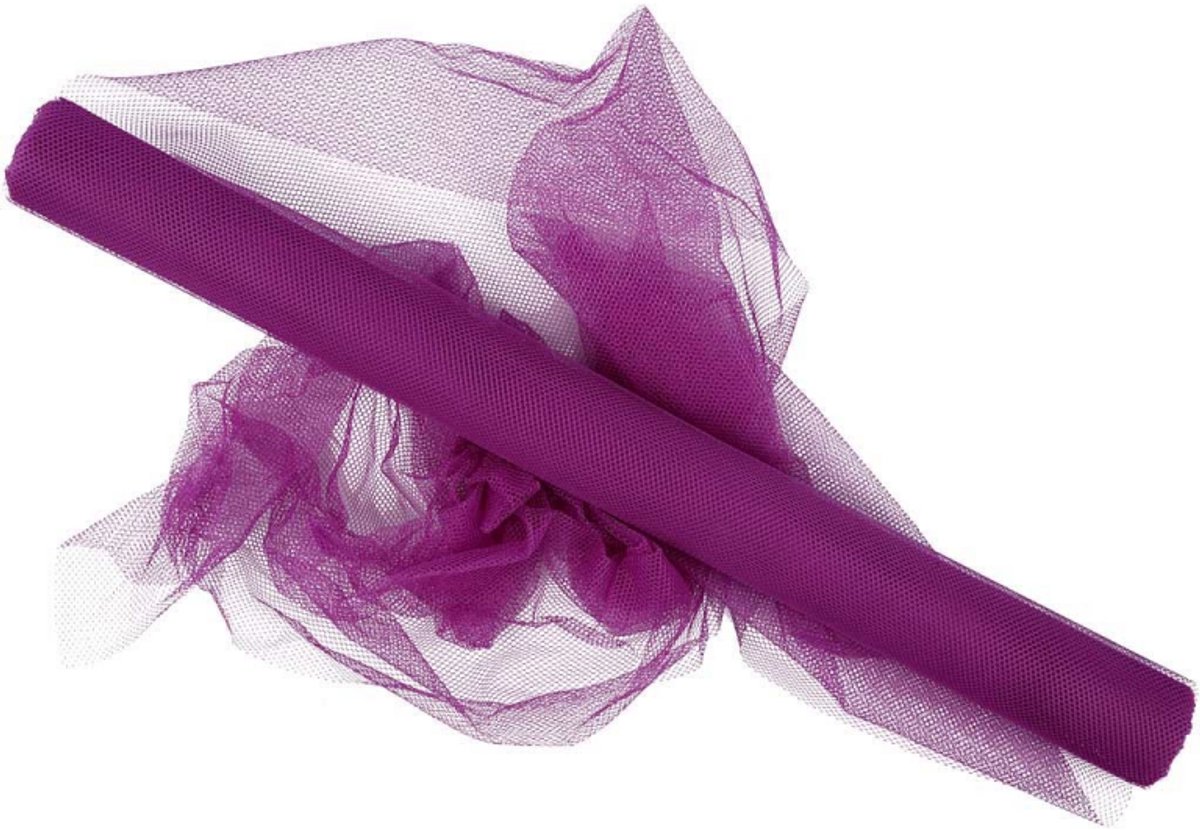 Creativ Company Cc tulle, w: 50 cm, purple, 5 m/ 1 roll