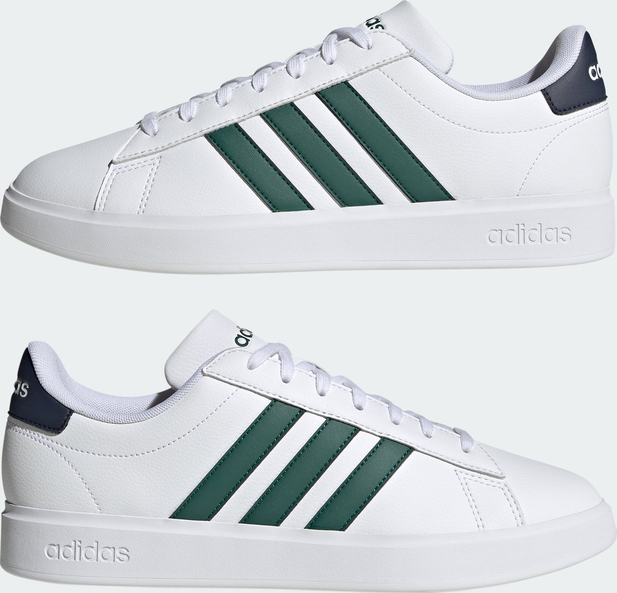 adidas Sportswear Grand Court Cloudfoam Comfort Schoenen - Heren - Wit- 40  | bol