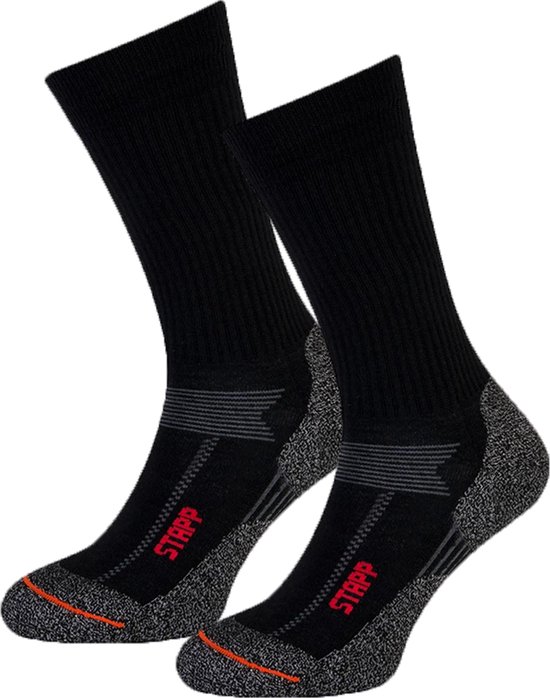 Lot de 3 chaussettes de randonnée Stapp Firm Merino Wool Thermo Boston Thermo 27450 - Unisexe - Noir - Taille 43-46