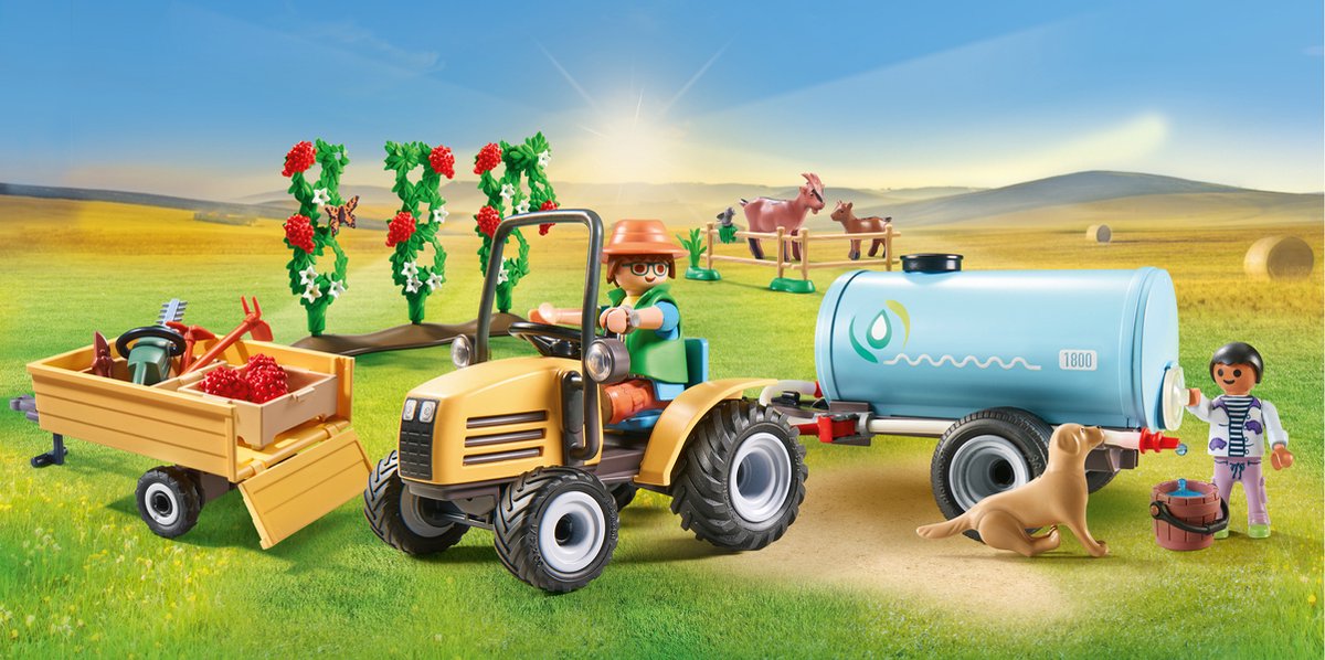 PLAYMOBIL Country Tractor met aanhanger en watertank - 71442 — afbeelding 5