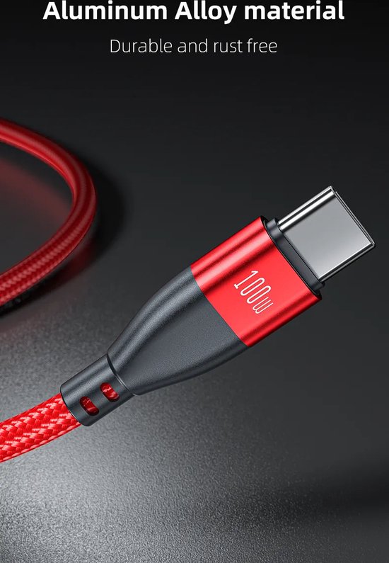 Usb C2c DrPhone ProCharge C2C – 2M 60W USB-C Naar USB-C Kabel - Power Delivery ...