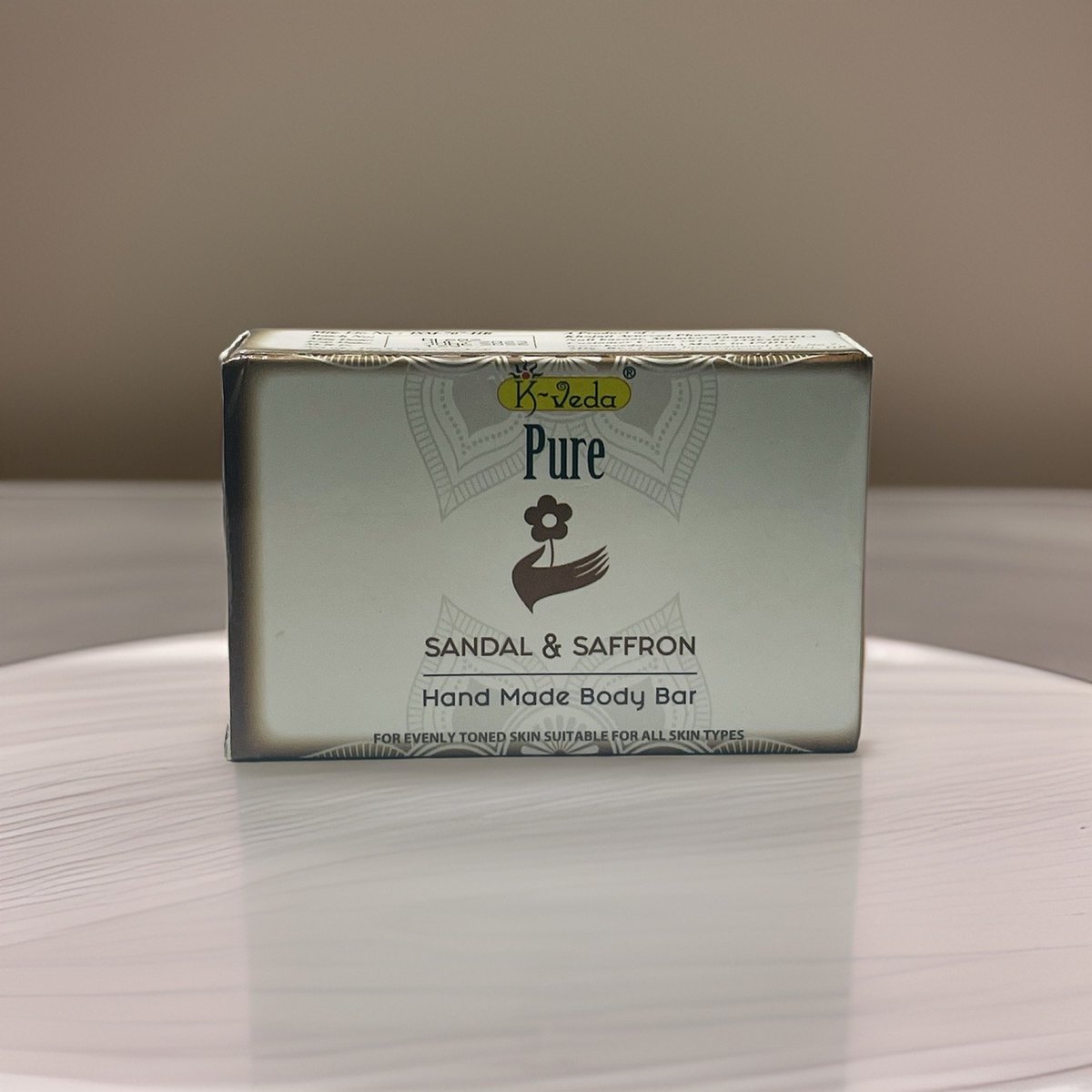 Goedkoopste K-Veda - Handmade Body Zeep Bar - Sandelhout & Saffraan - 3 stuk - 100g