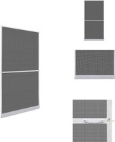 vidaXL Insectenscherm Deuren - 120 x 240 cm - Aluminium Frame - Glasvezel Gaas - Deurhor