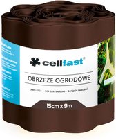 Cellfast Gazonrand / palisade / Borderrand - 15cm x 9m - bruin