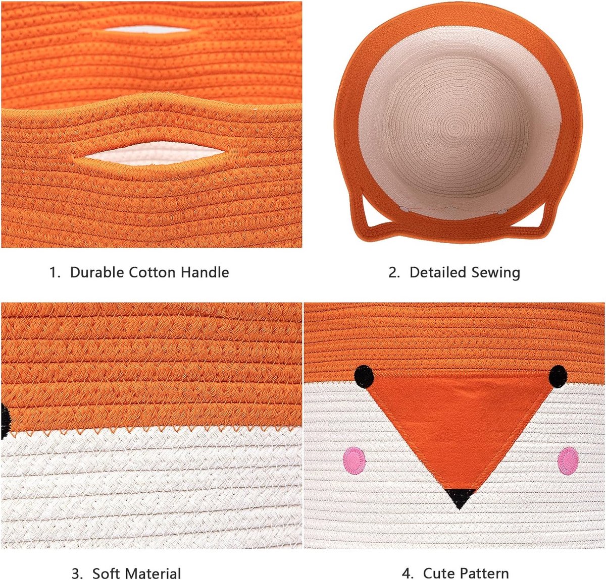 Storage Basket Storage Box Kids Boxes Storage Toy Box Ideal for Kallax