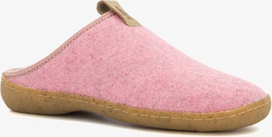 Hush Puppies wollen dames pantoffels roze - Maat 40 - Sloffen - Uitneembare zool