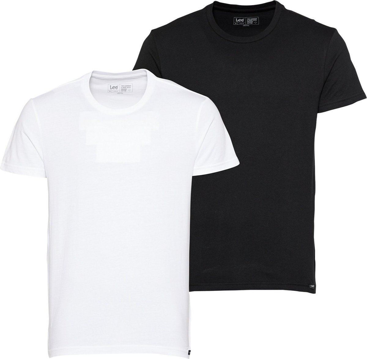 LEE TWIN PACK CREW SLIM HEREN