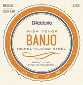 D'Addario Banjo Saiten EJ63i Irish Tenor 4-String Nickel Loop End - Snaren